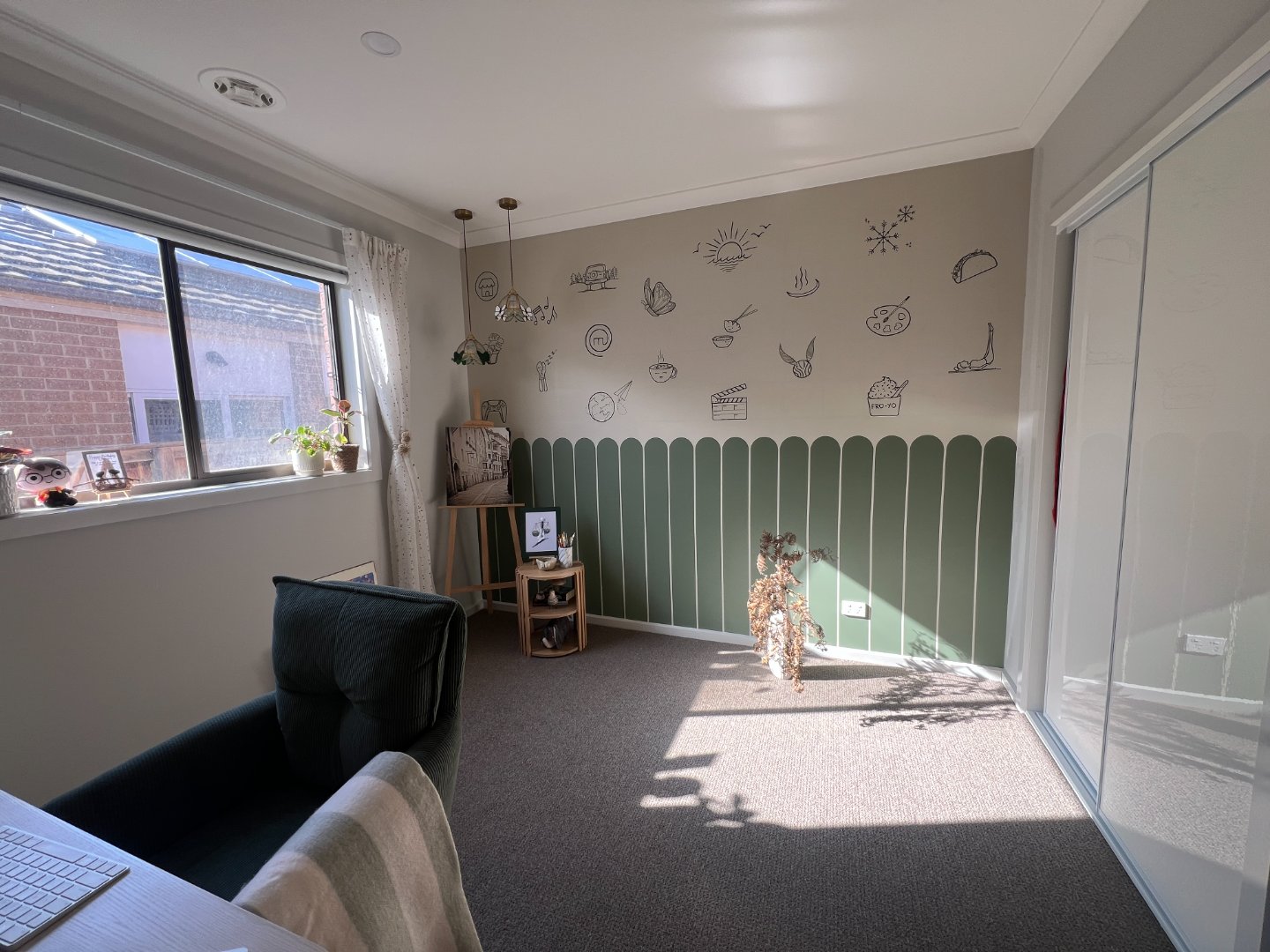 I just decorated my study and looking for some suggestions to add items that bring the room together